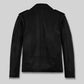 Marlon Brando The Wild One Black Biker Leather Jacket – back view