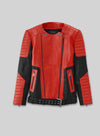Martin Garrix MTV European Music Awards Black Leather Jacket – front view