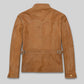 Martin Lawrence Tan Leather Jacket – back view