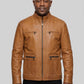 Martin Lawrence Tan Leather Jacket – worn look
