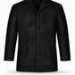 Martin Lawrence Black Leather Trench Coat – alternate product view