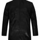 Martin Lawrence Black Leather Trench Coat – alternate product view