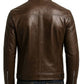 Mateo Leather Brown Jacket – Men’s Leather Jacket (Brown)