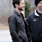 Matt Czuchry The Resident Black Leather Jacket – Matt Czuchry wearing the look, photo 2