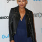 Meagan Good Black Biker Leather Jacket – alternate view