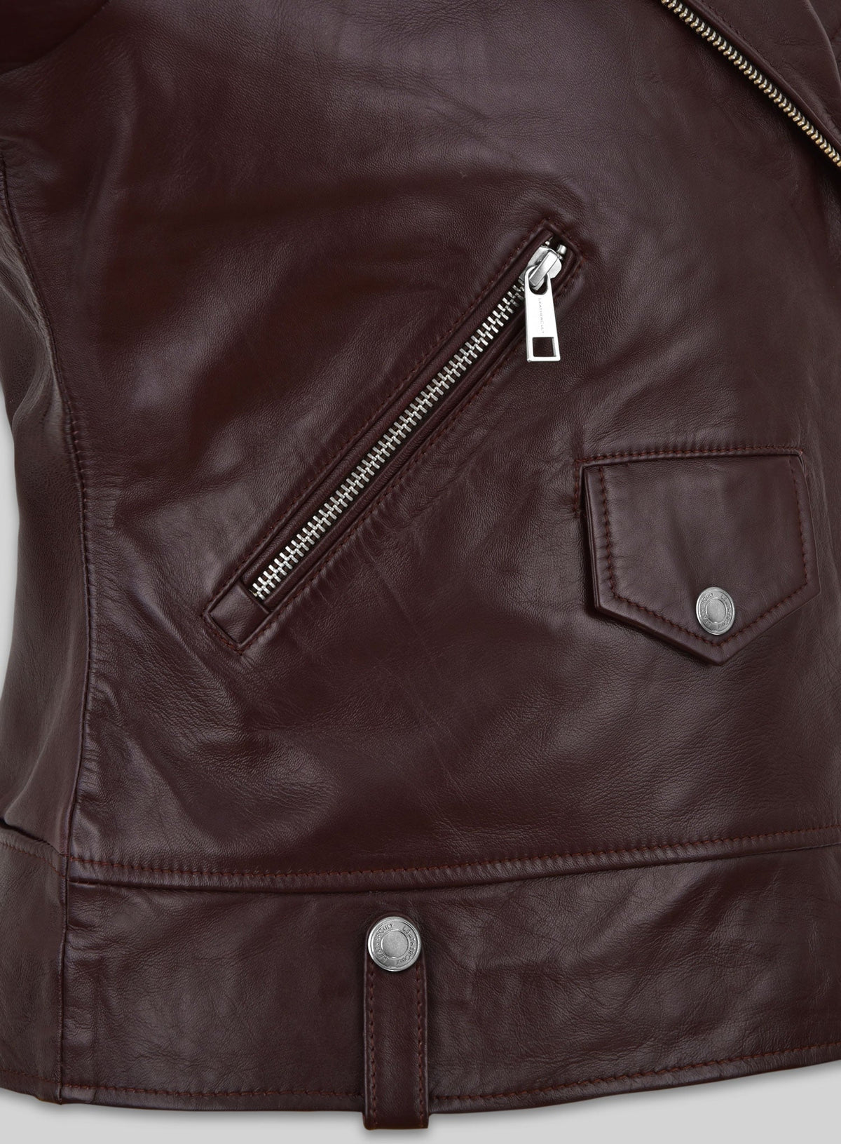 Meghan Markle Black Leather Jacket – close-up and worn views
