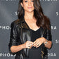 Meghan Markle Black Biker Leather Jacket – close-up and worn views