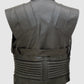 Black &amp; Brown Motorcycle Vest