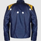 Blue Leather Jacket