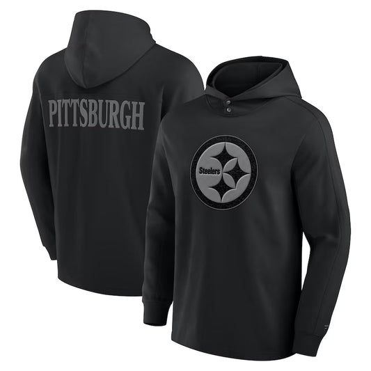 Pittsburgh Steelers Black Elements Pace Hoodie (Recreated Edition)