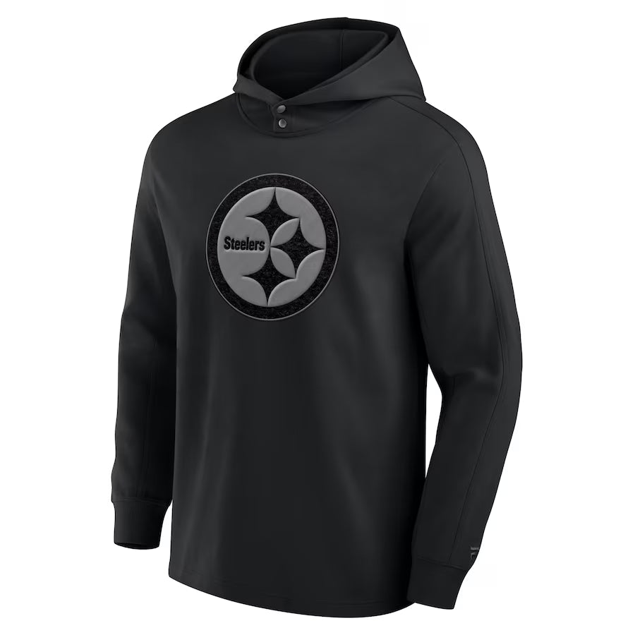 Pittsburgh Steelers Black Elements Pace Hoodie (Recreated Edition)
