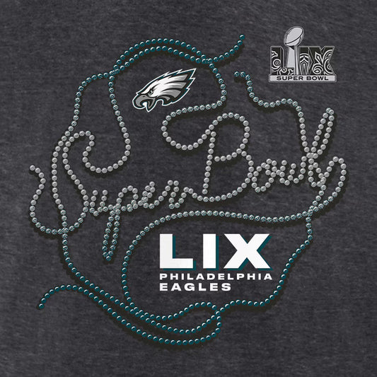 Recreation – Super Bowl LIX Philadelphia Eagles Zip Up Hoodie (Black) (Recreated Edition)