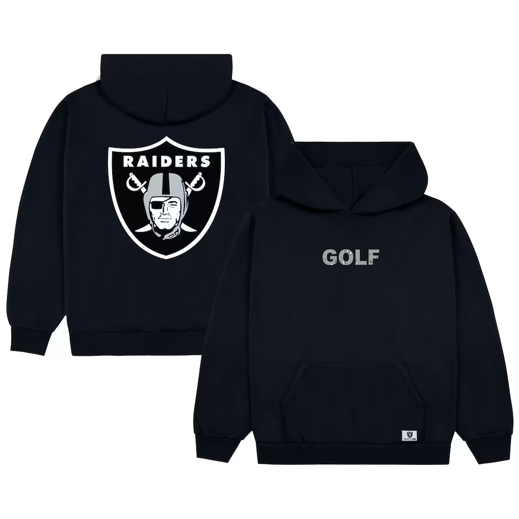 Las Vegas Raiders GOLF WANG Logo Pullover Hoodie Recreated Edition