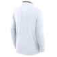 Men's Jordan Brand White Michigan Wolverines Victory Half-Zip Sweatshirt