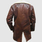 Long Leather Coat With Fur