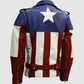 Multi Colored Biker Jacket