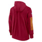 Washington Commanders Black &amp; Gray Zip-Up Hoodie (Recreated Edition)