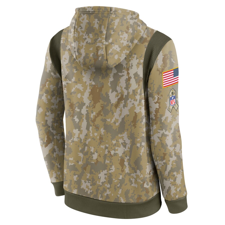 Christian McCaffrey 49ers Salute to Service Camo Hoodie – Honor, Pride, and Team Spirit Recreated Edition