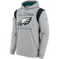 Nike Philadelphia Eagles Grey Logo Pullover Hoodie Recreated Edition