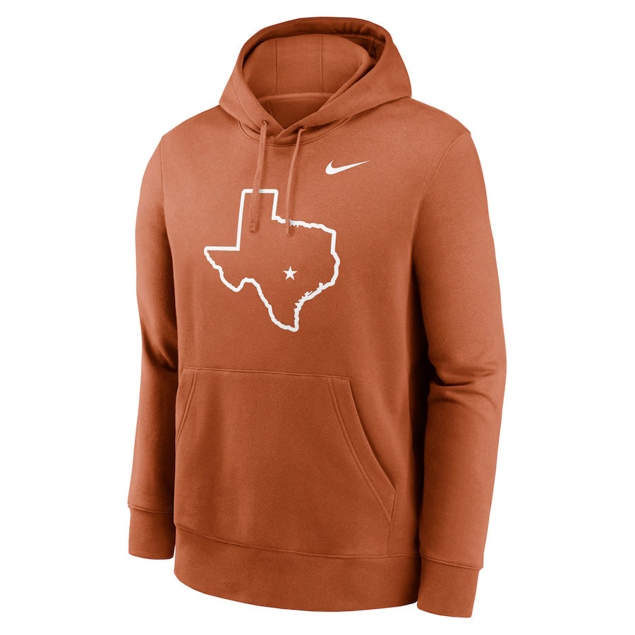 Texas Longhorns Primetime Club Pullover Hoodie – Orange &amp; Grey (Recreated Edition)
