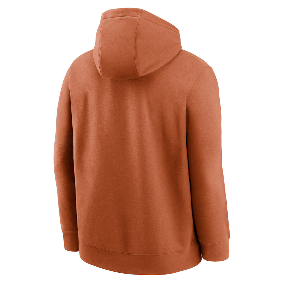 Texas Longhorns Primetime Club Pullover Hoodie – Orange &amp; Grey (Recreated Edition)