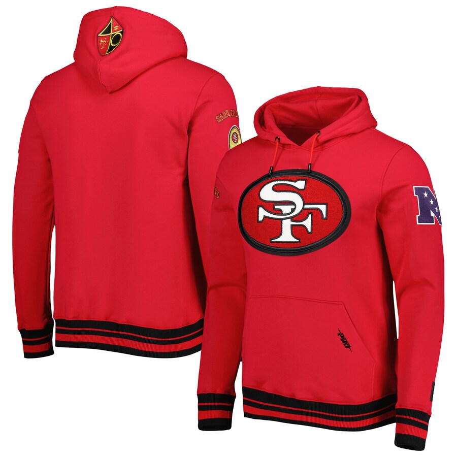 San Francisco 49ers Retro Fleece Pullover Hoodie (Recreated Edition)