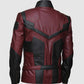 Red & Black Cafe Racer Jacket