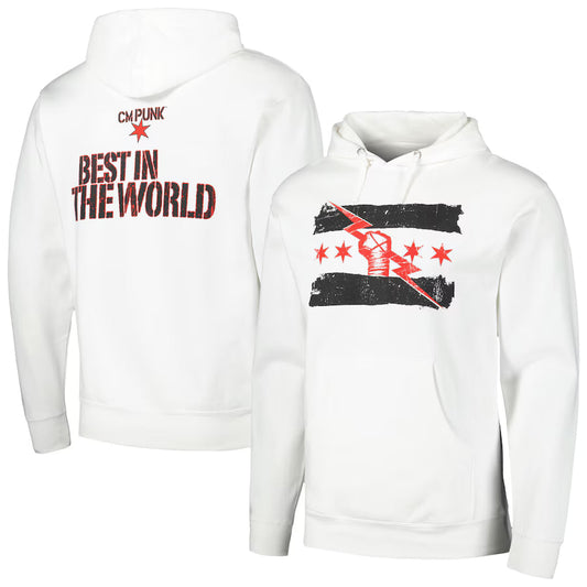 WWE CM Punk “Best In The World” Pullover Hoodie (Recreated Edition)