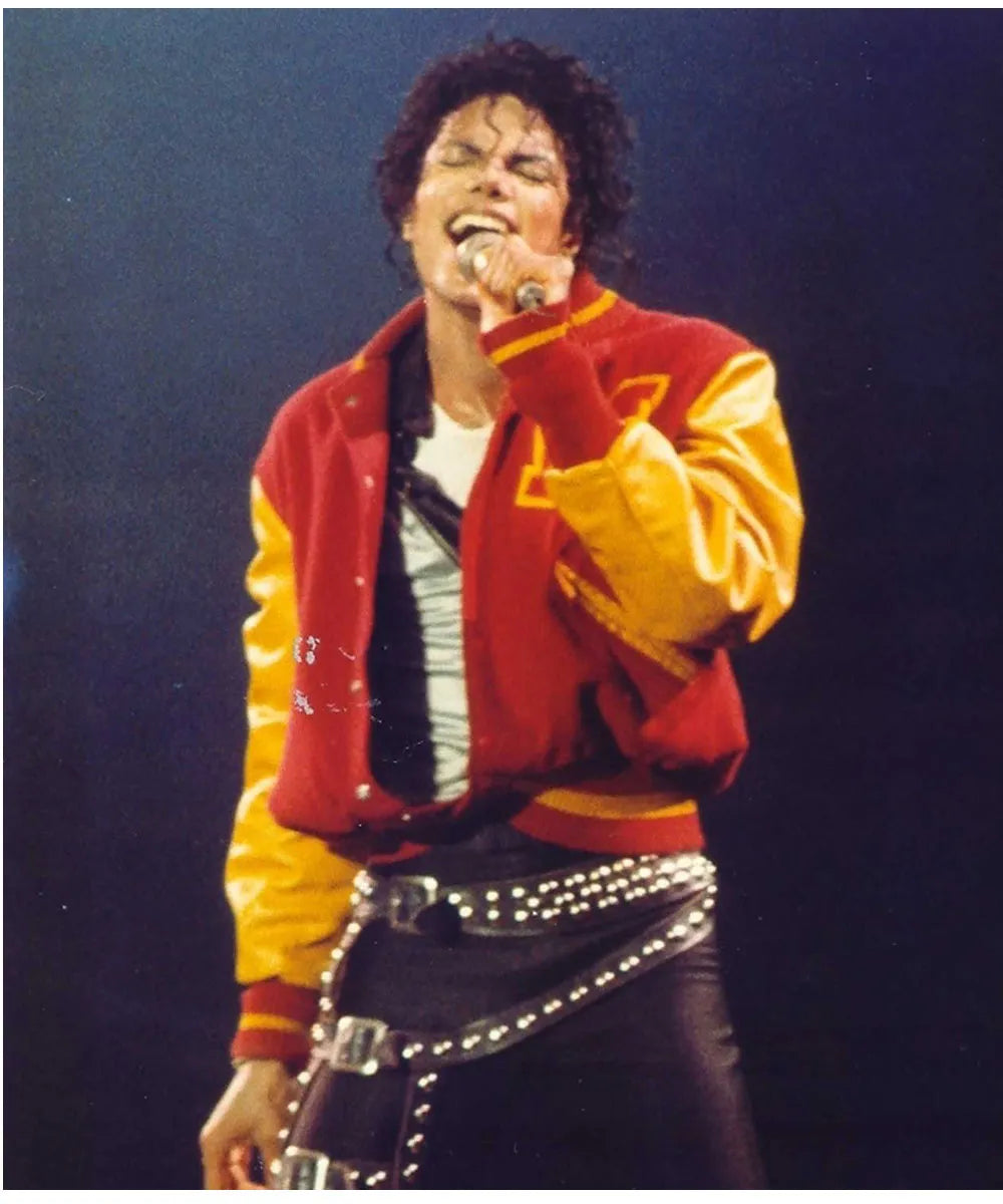 Thriller Michael Jackson “M” Letterman Jacket – Recreated Edition | Iconic Varsity Outerwear