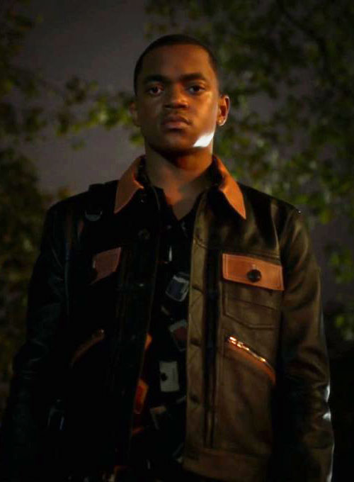 Michael Rainey Jr. Power Book II: Ghost Leather Jacket view 2