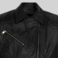 Morena Baccarin Last Looks Black Leather Jacket – close-up and worn views