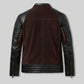 Mortal Kombat II Karl Urban Black Leather Jacket – back view