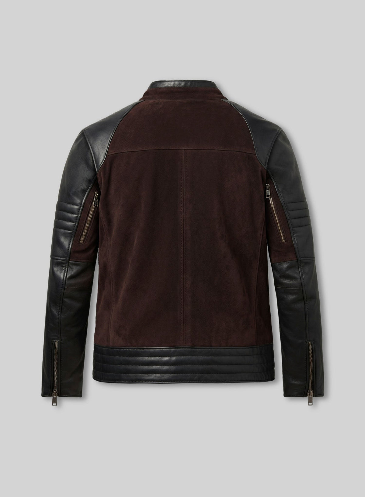 Mortal Kombat II Karl Urban Black Leather Jacket – back view