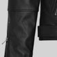 Natalie Portman Vox Lux Black Biker Leather Jacket Style 1 – close-up and worn views