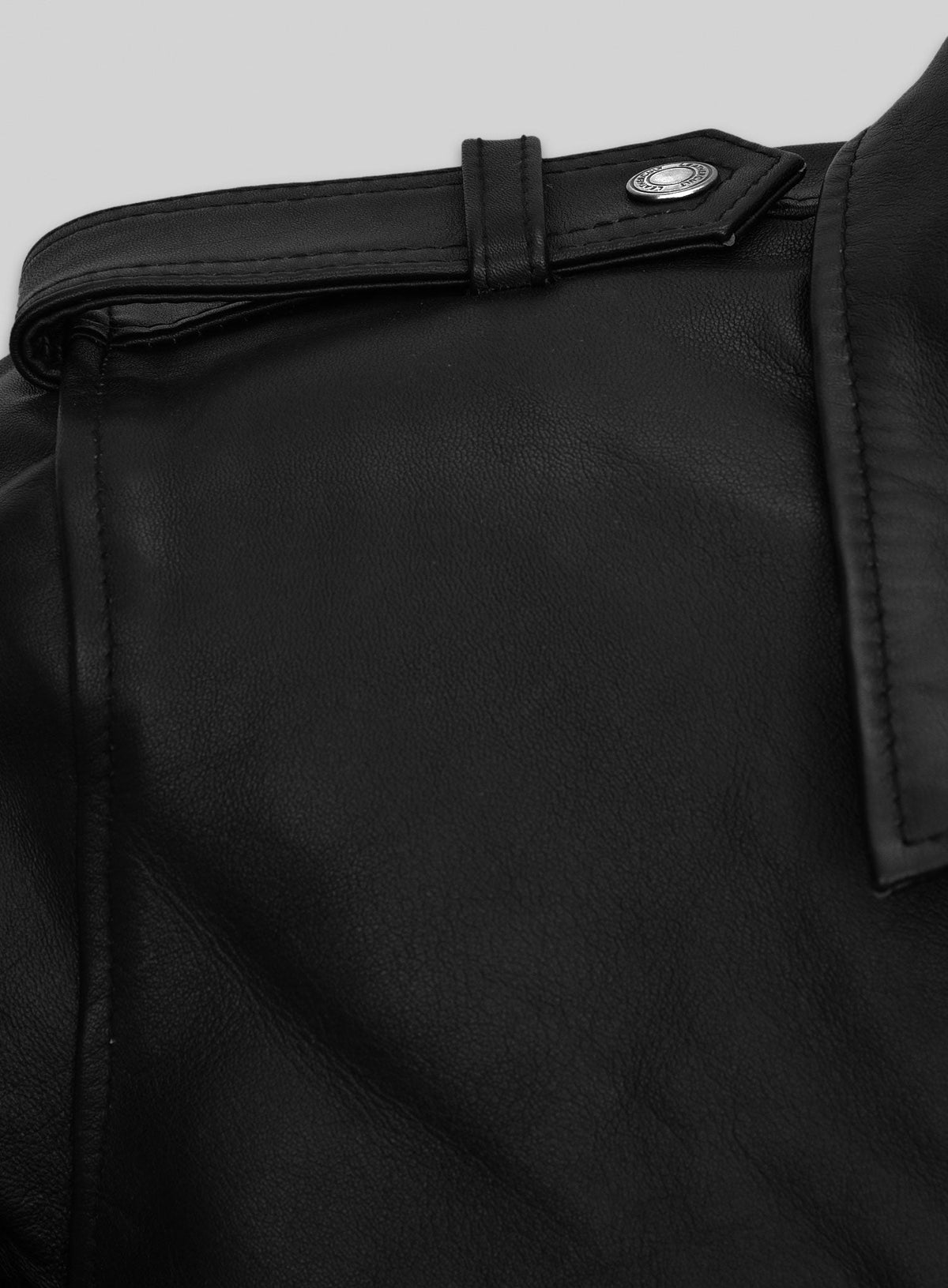 Natalie Portman Vox Lux Black Biker Leather Jacket Style 1 – close-up and worn views