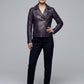 Natalie Portman Vox Lux Black Biker Leather Jacket – close-up and worn views