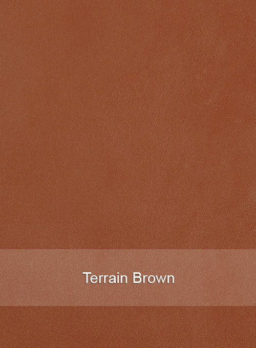 Ncuti Gatwa Doctor Who Brown Leather Long Coat – leather colour swatch