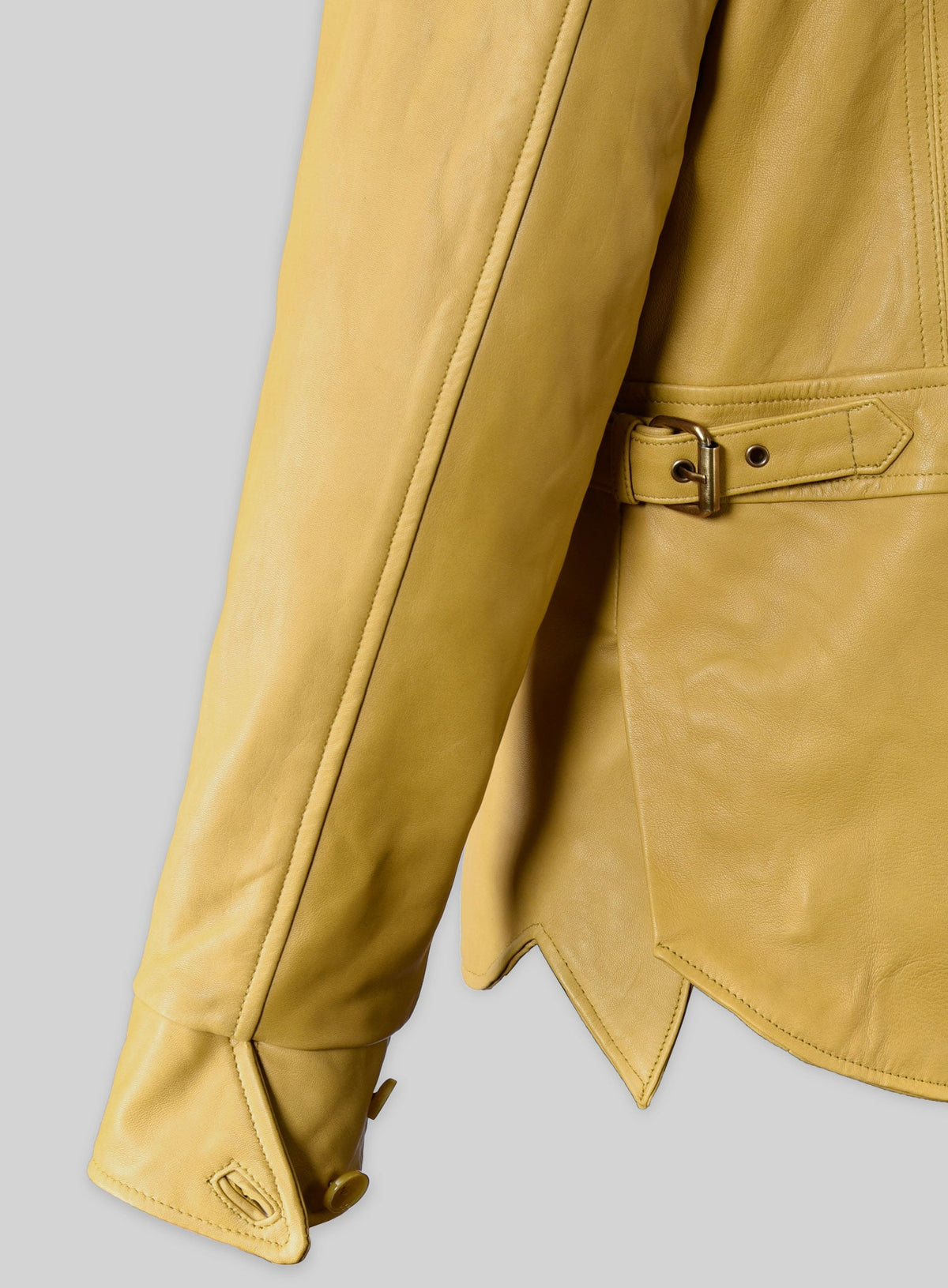 Next Nicolas Cage Black Leather Jacket – close-up and worn views