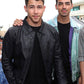 Nick Jonas FOX's Teen Choice Awards Black Leather Jacket – Nick Jonas wearing the look, photo 2