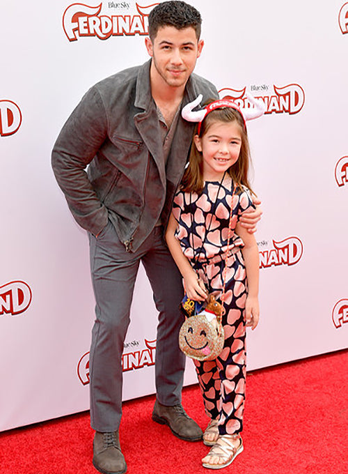 Nick Jonas Black Leather Jacket Style 2 – Nick Jonas wearing the look, photo 3