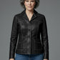 Nicole Kidman Destroyer Black Leather Jacket – alternate view
