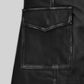 Nicole Kidman Destroyer Black Leather Jacket – close-up and worn views