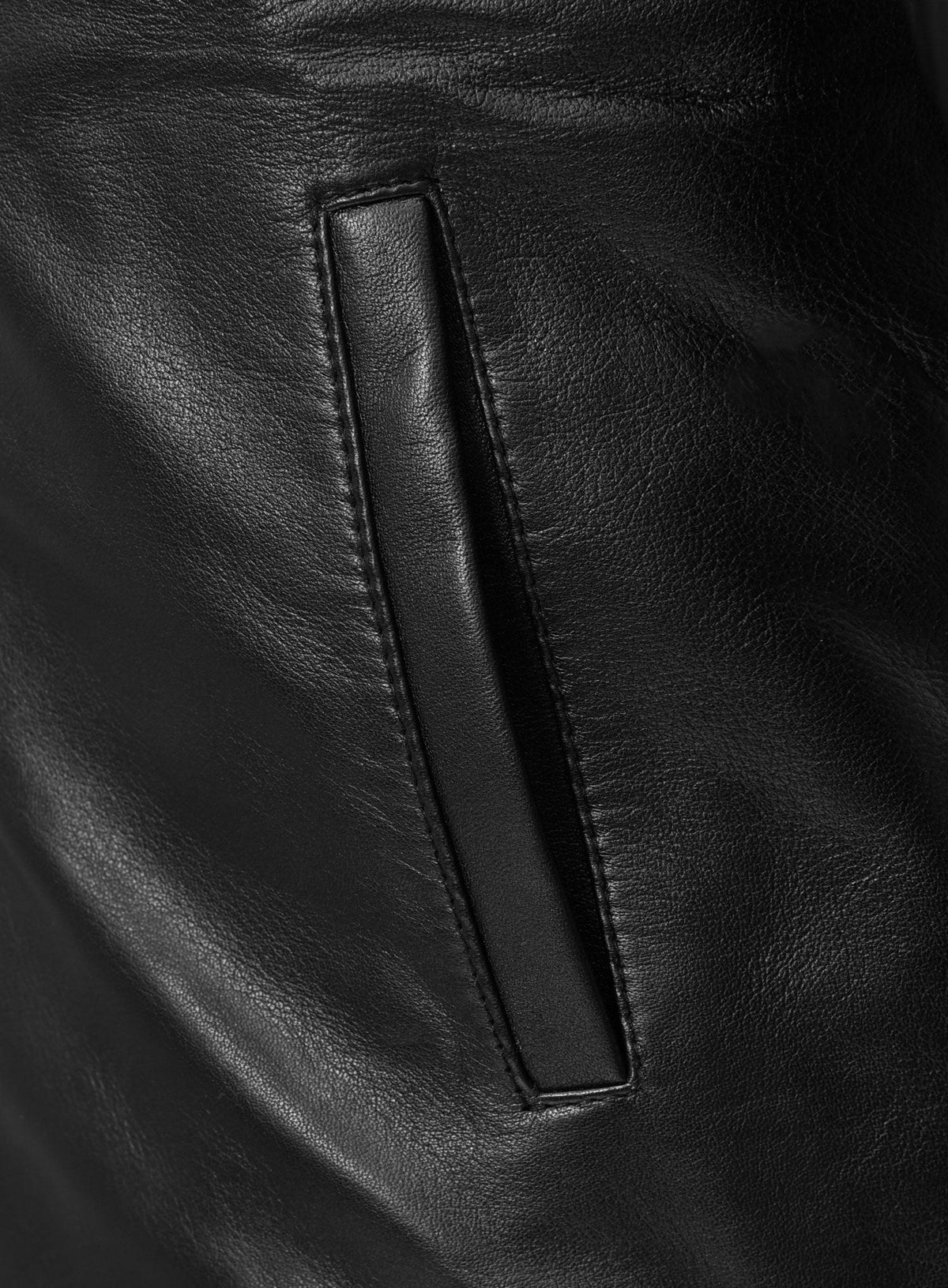 Nikolaj Coster-Waldau Black Leather Jacket – full product view