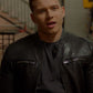 Oliver Stark 9-1-1 Black Leather Jacket – Oliver Stark 9-1-1 wearing the look, photo 2