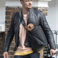 Orlando Bloom Black Biker Leather Jacket – celebrity inspiration look