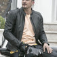 Orlando Bloom Black Biker Leather Jacket – celebrity inspiration look