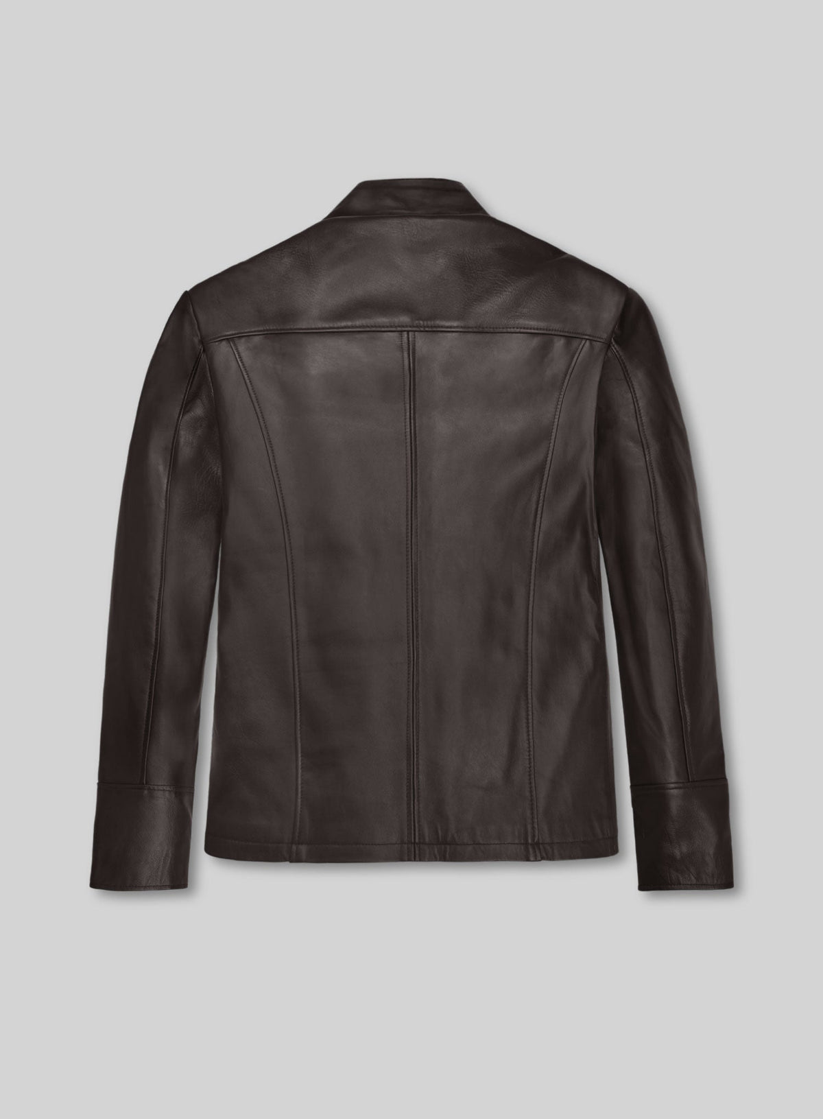 Oscar Isaac Star Wars: The Last Jedi Black Leather Jacket – back view