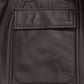 Oscar Isaac Star Wars: The Last Jedi Black Leather Jacket – close-up and worn views