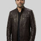 Oscar Isaac Star Wars: The Last Jedi Black Leather Jacket – close-up and worn views