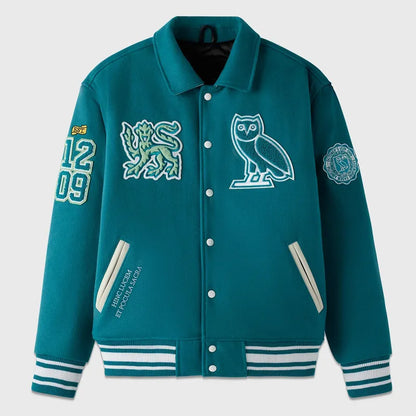 OVO University of Cambridge Varsity Jacket – Recreated Edition | Premium Unisex Wool Outerwear